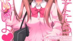 Text woman Anime Hearts Cover condoms Ribbons skirts blush 