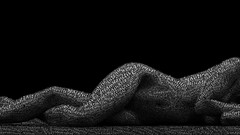 Text woman artwork Juan Osborne