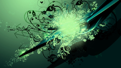 Textures abstract Plants curves shapes