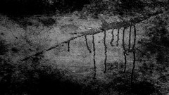 Textures black wall blood spots stain