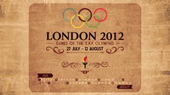 Textures London Typography torch August vintage Calendar 