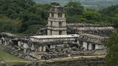 Textures old ruins ancient Palenque