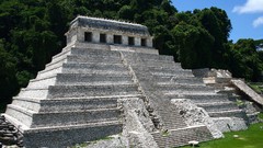 Textures old ruins pyramids ancient Palenque
