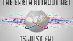 Textures Typography lines Earth planets saying multicolor 