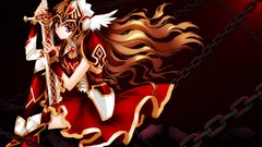 Textures water dark woman weapons wings armor gods Greek 