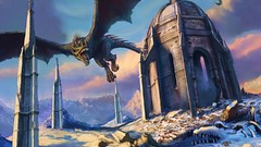 The elder scrolls v skyrim fantasy art auri-el wayshrine