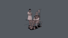 the elder scrolls video games wheelchair nurses video game art