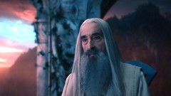 The Hobbit christopher lee Saruman