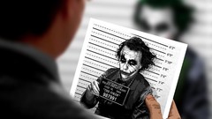 The joker mugshot