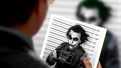 The joker mugshot Heath