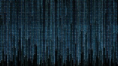 the matrix Movies digital art 1999(Year) code cyan