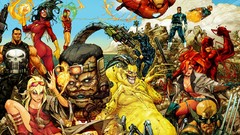 The Punisher Iron Man wolverine spider woman daredevil Nick 