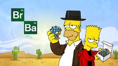 The Simpsons Breaking Bad walter white jesse pinkman Homer 