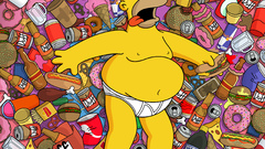 The Simpsons french fries