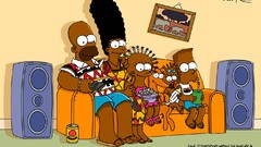 The Simpsons Homer Simpson Angola Bart Simpson Lisa Simpson 