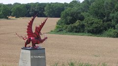 The welsh division dragon