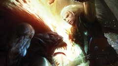 The witcher artwork video games geralt of rivia fantasy art 