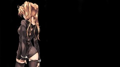 Thigh highs handcuffs twintails