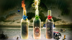 Three artwork flavors