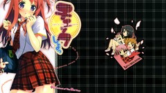 Tie school uniforms artwork original characters Kantoku 