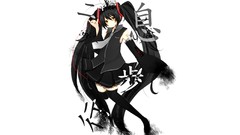 Tie skirts anime girls vocaloid Simple Background Vocaloid 