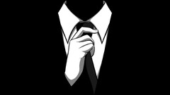 tie suits Minimalism monochrome