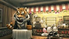 tiger humor artwork clocks Animals rabbids food Sweets cafe