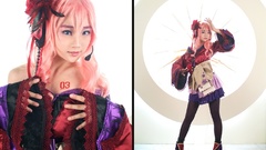 Tile vocaloid megurine luka cosplay Japanese clothes Magnet 