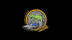 Time Machine Back to the Future Dinosaurs Rex delorean bttf