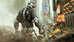 Times Square alcatraz crysis 2 cityscapes nanosuit video games