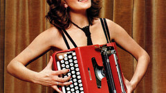 Tina Fey pantyhose typewriters