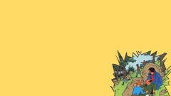 Tintin snow old retro