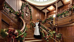 Titanic stairways Christmas