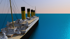 Titanic vehicles modeling Art