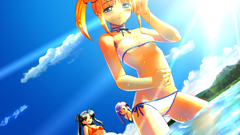 Tohsaka rin ecchi blue