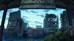 Tokyo artwork abandoned apocalyptic