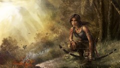 Tomb raider lara croft hunt artwork arty