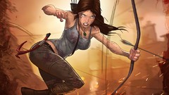 Tomb raider lara croft reborn Patrick Brown artwork