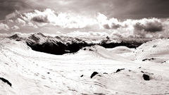 Top-of-world polar snow ice