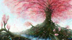 Touhou cherry blossoms konpaku