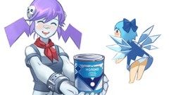 Touhou cirno creepy-tan Simple