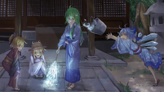 Touhou cirno moriya suwako