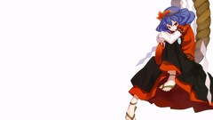 Touhou dress blue hair