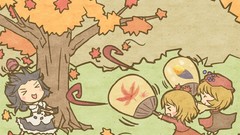 Touhou dress leaves goddess