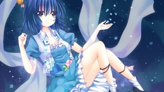 Touhou dress Stars blue