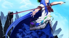 Touhou dress weapons blue