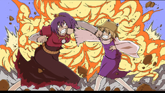 Touhou fight moriya suwako