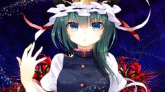 Touhou Flowers blue eyes