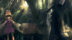 Touhou forests scenic moriya