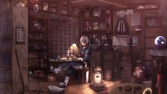 Touhou glasses short hair